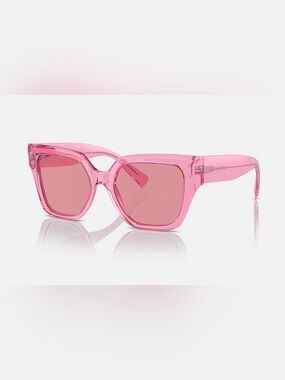 Dolce and Gabbana large pink oversized sunglasses with case used